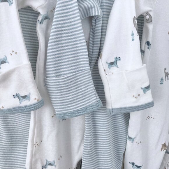 Carter's Baby Boy Blue Sleeper Bundle Newborn - Picture 2 of 7